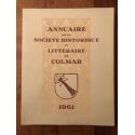 Annuaire de la société historique et littéraire de Colmar 1961