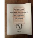 Annuaire de la société historique et littéraire de Colmar 1971