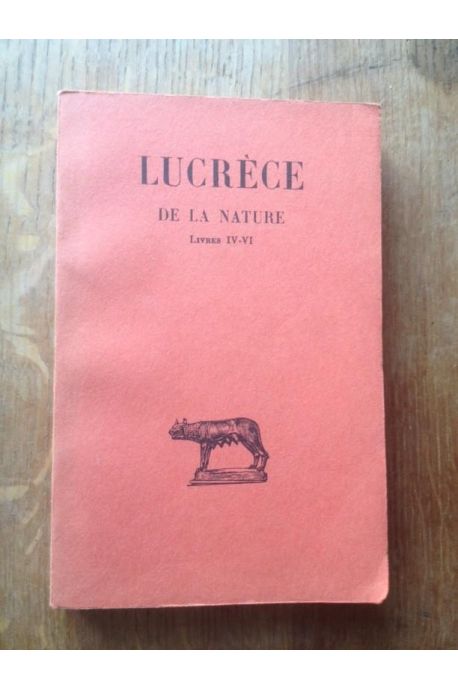 De la nature Tome 2 Livres IV à VI