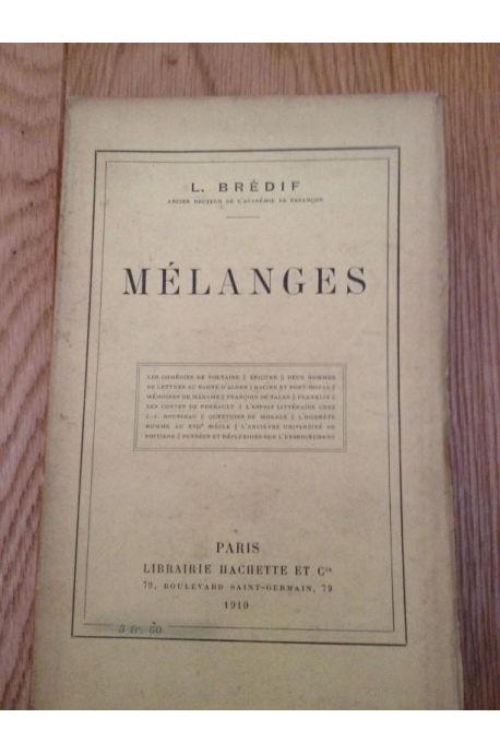 Mélanges 