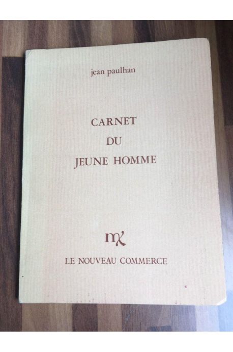 Carnet du jeune homme