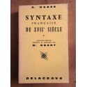 Syntaxe française du XVII° siècle