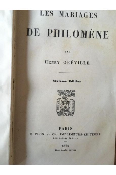 Les mariages de Philomène