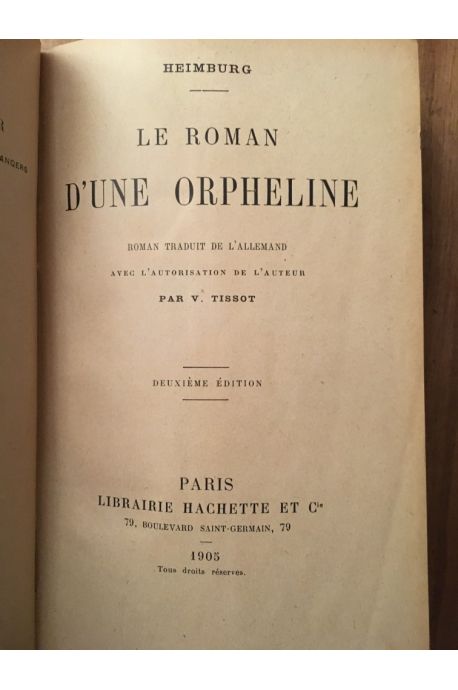 Le Roman d'une orpheline