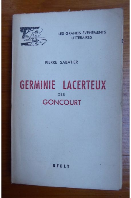 Germinie Lacerteux des Goncourt