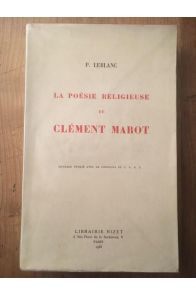 La poésie religieuse de Clément Marot