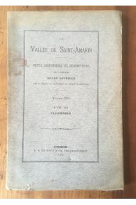 La vallée de Saint-Amarin, notes historiques et descriptives, Tome III, Livre VIII, Felleringen