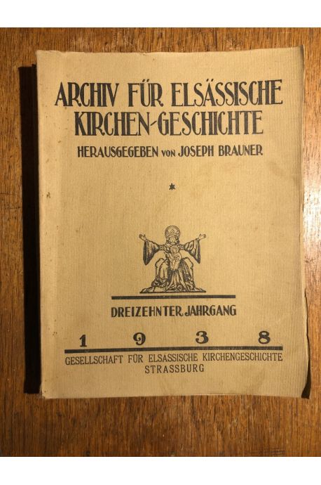 Archiv fur Elsässische Kirchen-Geschichte 1938