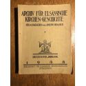 Archiv fur Elsässische Kirchen-Geschichte 1938