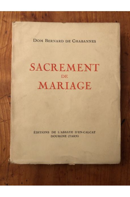 Sacrement de Mariage