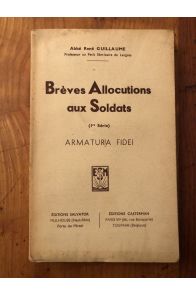 Brèves allocutions aux soldats