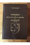 Mémoires de deux voyages et séjours en Alsace 1674-76 et 1681