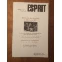 Revue Esprit Octobre 1987 Mémoire du nazisme en RFA et en RDA