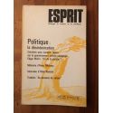 Revue Esprit Décembre 1984 Politique, la désintoxication