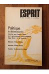 Revue Esprit Décembre 1984 Politique, la désintoxication