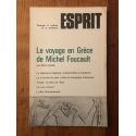 Revue Esprit Avril 1985 Le voyage en Grèce de Michel Foucault