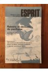 Revue Esprit Juillet 1983, raisons et déraisons du pacifisme