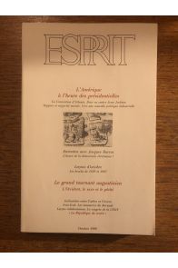 Revue Esprit Octobre 1988 L'Amérique à l'heure des présidentielles