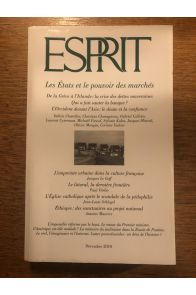 Revue Esprit Décembre 2010, Les Etats et le pouvoir des marchés