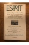 Revue Esprit Décembre 2010, Les Etats et le pouvoir des marchés