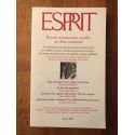 Revue Esprit Janvier 2009, Travail et protection sociale : un droit malmené