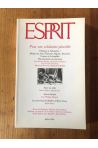 Revue Esprit Juillet 1994 Pour une solidarité plurielle