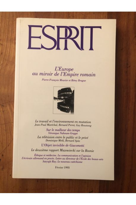 Revue Esprit Février 1993 L'Europe au miroir de l'Empire romain