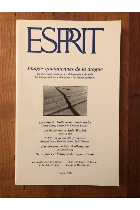 Esprit Octobre 1990 Images quotidiennes de la drogue