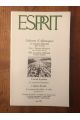 Revue Esprit Mai 1989 Cultures d'Allemagne