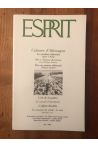 Revue Esprit Mai 1989 Cultures d'Allemagne