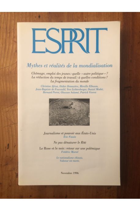 Revue Esprit Novembre 1996 Mythes et réalités de la mondialisation