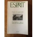 Revue Esprit Janvier 1989 Contre le scepticisme