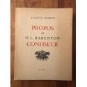 Propos de O.L. Barenton confiseur