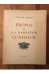 Propos de O.L. Barenton confiseur