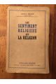 Le sentiment religieux et la religion, Etude de psychologie religieuse