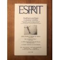 Revue Esprit Janvier 1990, Souffrance psychique et passions extrêmes