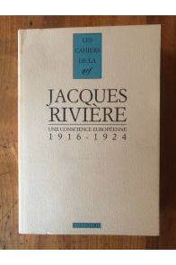 Une conscience européenne: (1916-1924)