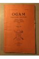 OGAM Tradition Celtique Tome XV Fasc 1, N°85, Mars 1963