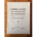 Cahiers ligures de Préhistoire et d'Archéologie 1958 N° 7