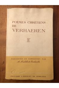 Poèmes chrétiens de Verhaeren