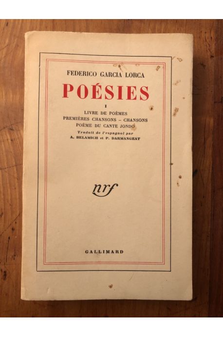 Poésies I - Livres de poèmes, Premières chansons, Chansons, Poème du Cante Jondo