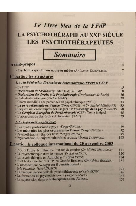 La psychothérapie au 21e siècle, Les psychothérapeutes