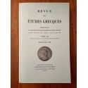 Revue des études grecques Juillet-Décembre 2008, Tome 121