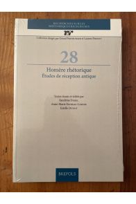 Homère rhétorique, études de réception antique