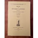 Revue des études latines 1991 Tome 69