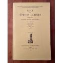 Revue des études latines 1992 Tome 70