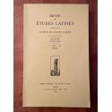 Revue des études latines 1999 Tome 77