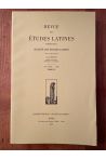 Revue des études latines 2000 Tome 78