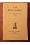 Revue des études latines 1997 Tome 75