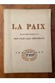 La Paix, Transposition moderne de Jean Vilar d'après Aristophane